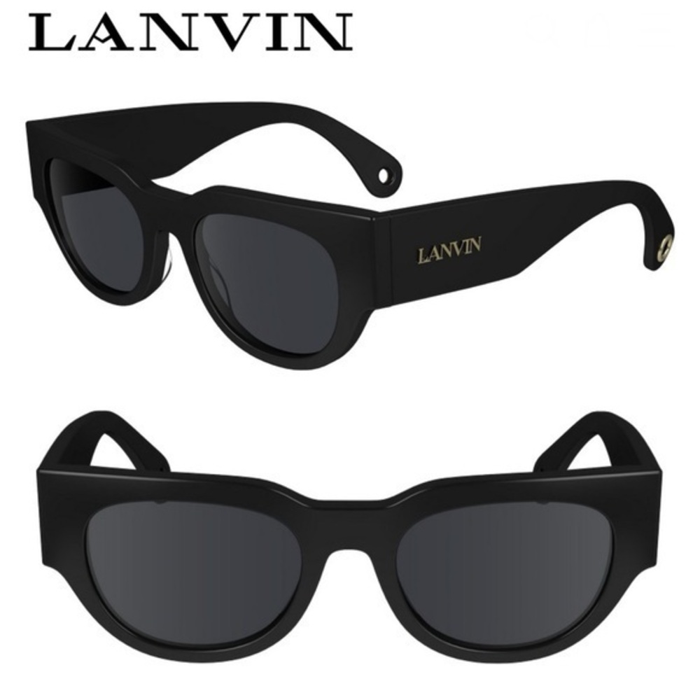 Lanvin LNV 670S - 001 BLACK Unisex Signature Sunglasses 315$
